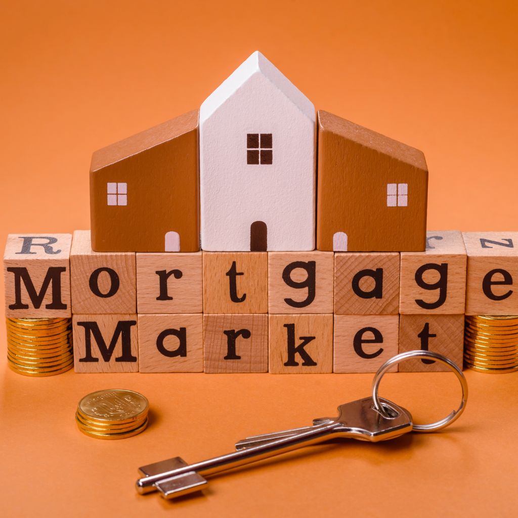 A home in Canada with a mortgage document